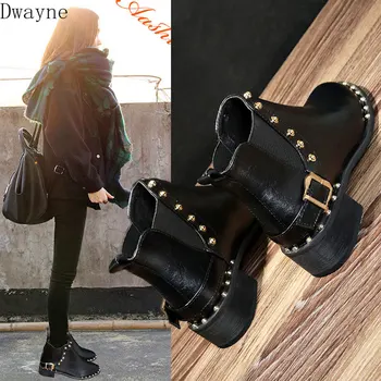Women's 2019 Winter Velvet Cotton Boots Rivet Boots Pointed Women's Boots
Women's 2019 Winter Velvet Cotton Boots Rivet Boots Pointed Women's Boots