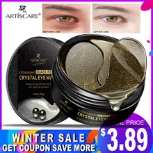 ARTISCARE maska na oczy kolagenu czarna perła kryształowe oko plastry worki pod oczami usunąć ciemne koła nawilżający anti-aging zmarszczki(China)