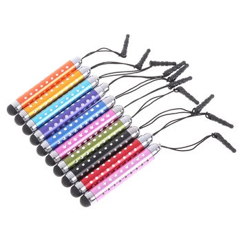 5Pcs/Lot Retractable Three-tier with Rhinestone Capacitive Touch Screen Stylus Pen Phone Tablet Random Color
5Pcs/Lot Retractable Three-tier with Rhinestone Capacitive Touch Screen Stylus Pen Phone Tablet Random Color
