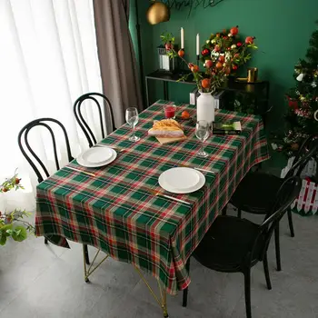 Merry Christmas Party Tablecloth Vintage Green Red Plaid Table Cloth New Year Decor Square Rectangular Table Cover Nappe ZC127
Merry Christmas Party Tablecloth Vintage Green Red Plaid Table Cloth New Year Decor Square Rectangular Table Cover Nappe ZC127