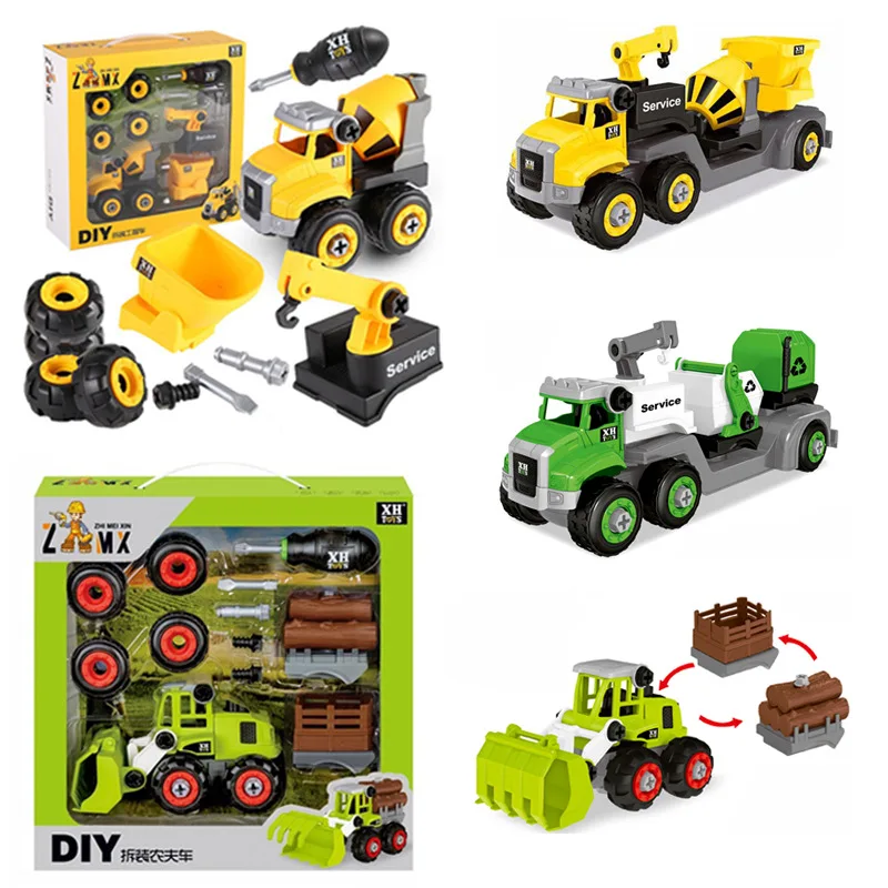 Nut Assembly Disassembly Modeling Construction Mecano Loading Unload Engieering Truck Rolling Car Mixer Boy Toys Diy Model Kit
Nut Assembly Disassembly Modeling Construction Mecano Loading Unload Engieering Truck Rolling Car Mixer Boy Toys Diy Model Kit