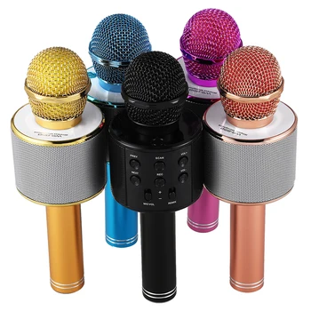 Wireless Karaoke Microphone Portable Bluetooth mini home KTV for Music Playing and Singing Speaker Player Selfie PHONE PC
Wireless Karaoke Microphone Portable Bluetooth mini home KTV for Music Playing and Singing Speaker Player Selfie PHONE PC