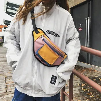 Hip Hop Women's Waist Bag Men Streetwear Belt Bags Shoulder Crossbody Chest Bag Female Fanny Pack Stitching Banana Hip Purse
Hip Hop Women's Waist Bag Men Streetwear Belt Bags Shoulder Crossbody Chest Bag Female Fanny Pack Stitching Banana Hip Purse