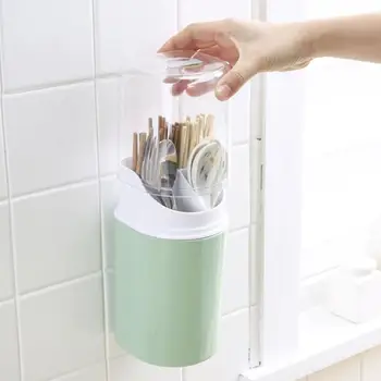 1pcs Plastic Wall-mounted Drain Chopsticks Storage Box Multifunctional Tableware Holder Dust-proof Storage Kitchen Box Chop B9W8
1pcs Plastic Wall-mounted Drain Chopsticks Storage Box Multifunctional Tableware Holder Dust-proof Storage Kitchen Box Chop B9W8