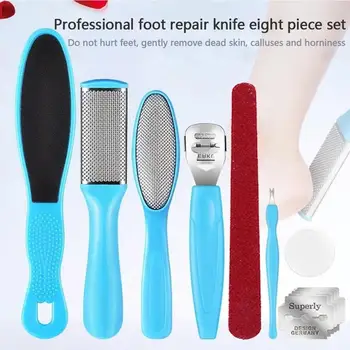 8Pcs/Set Manicure Foot Care File Set Dead Hard Skin Callus Remover Scraper Pedicure Rasp Tools Feet Care Tool Kit Stainless Tool
8Pcs/Set Manicure Foot Care File Set Dead Hard Skin Callus Remover Scraper Pedicure Rasp Tools Feet Care Tool Kit Stainless Tool