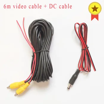 6 Meters Video Cable and DC For Car Rear View Camera Universal RCA Wire For Connecting Reverse Cam With Car Multimedia Monitor
6 Meters Video Cable and DC For Car Rear View Camera Universal RCA Wire For Connecting Reverse Cam With Car Multimedia Monitor