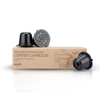 Recaps Disposable Empty Coffee Capsule Pod Fillable Espresso Coffee or Tea for Nespresso Machines Maker Red Color
Recaps Disposable Empty Coffee Capsule Pod Fillable Espresso Coffee or Tea for Nespresso Machines Maker Red Color