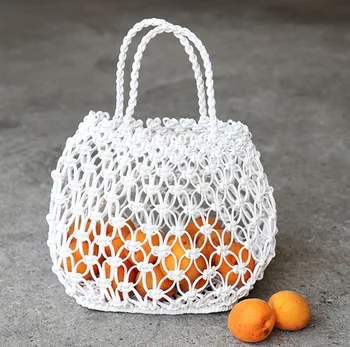 2020 new copper coin buckle handmade PU woven bag hand grid cutout straw bag casual woven bag
2020 new copper coin buckle handmade PU woven bag hand grid cutout straw bag casual woven bag