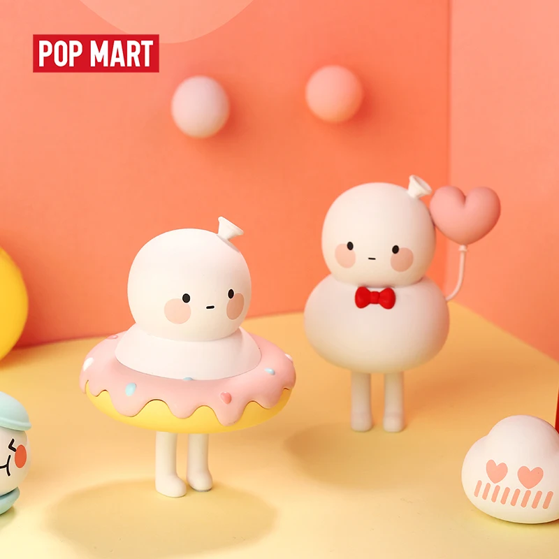 POP MART BOBO and COCO Базовая Серия pop arttoys фигурка экшн глухая коробка kawaii игрушка милый