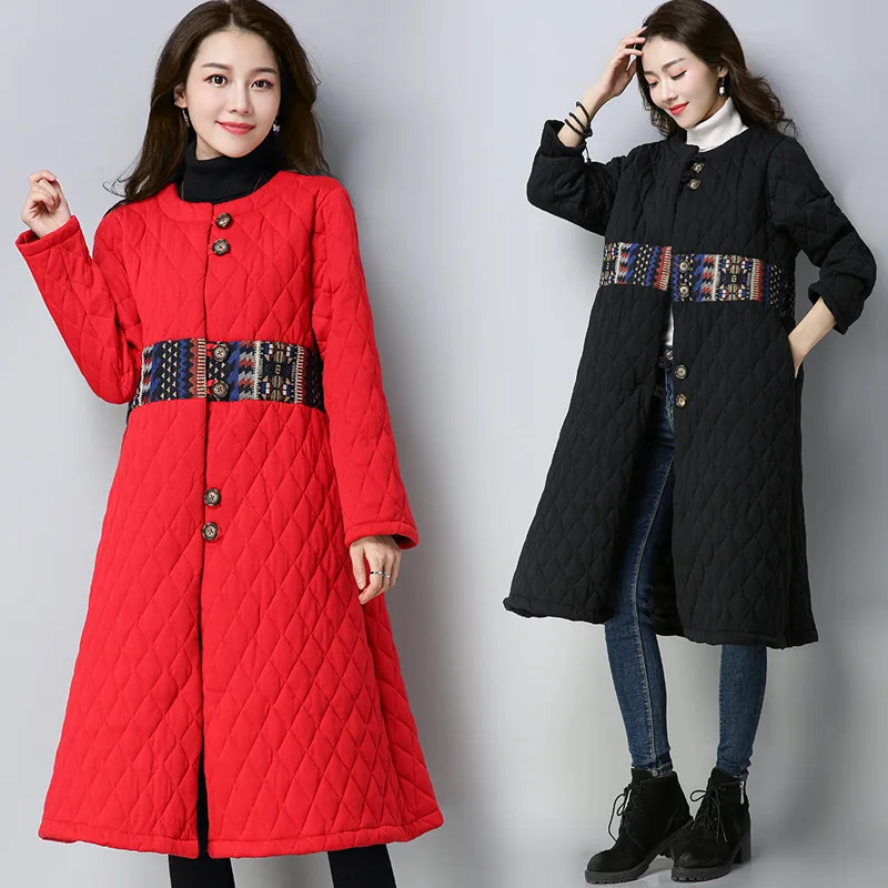 National Wind Retro Coat Large Size Dress 2017 Winter New Style Mid-length Thick Coat Cotton-padded Clothes Yg8506
National Wind Retro Coat Large Size Dress 2017 Winter New Style Mid-length Thick Coat Cotton-padded Clothes Yg8506
