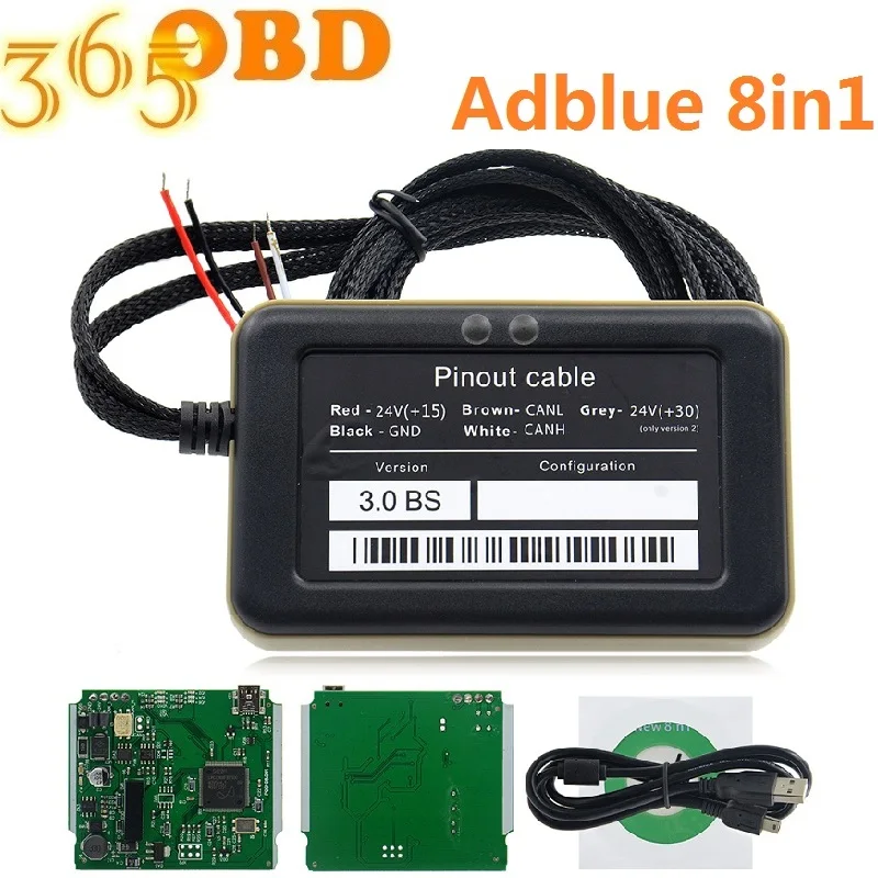 Эмулятор Adblue 8 в 1 с датчиком NOX поддерживает Европейское 4 и 6 Автомобильное