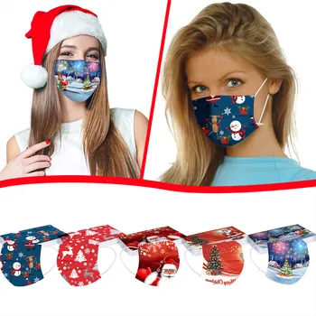 Women Man Christmas Mask Disposable Face Mask Mascarilla 3Ply Loop 50PCS Mask Protection Face Masks Mascarilla Mouth-muffle
Women Man Christmas Mask Disposable Face Mask Mascarilla 3Ply Loop 50PCS Mask Protection Face Masks Mascarilla Mouth-muffle