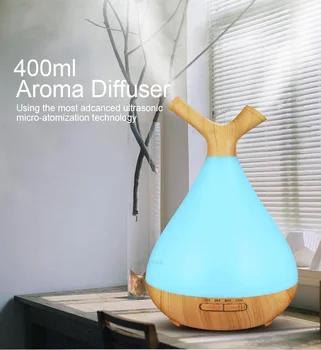 essential oil diffuser ultrasonic air humidifier aromatherapy for home aroma mist maker fogger with 7 colors lights 400ml
essential oil diffuser ultrasonic air humidifier aromatherapy for home aroma mist maker fogger with 7 colors lights 400ml