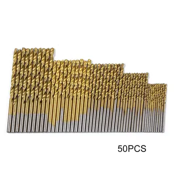 High Speed Steel Titanium-Titanium Twist Drill Straight Shank Hand Drill 50Pc Combination 1.0-3.0Mm Round Handle Bit
High Speed Steel Titanium-Titanium Twist Drill Straight Shank Hand Drill 50Pc Combination 1.0-3.0Mm Round Handle Bit