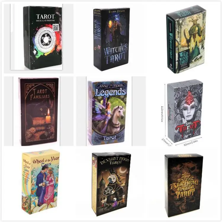 Tarot Cards Oracle Guidance Divination Fate Tarot Deck Board Games English For Family Gift Party Playing Card Game Entertainment
Tarot Cards Oracle Guidance Divination Fate Tarot Deck Board Games English For Family Gift Party Playing Card Game Entertainment