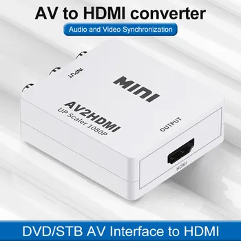 RCA to HDMI 1080P Mini RCA Composite CVBS AV to HDMI Video Audio Converter Adapter Support PAL/NTSC for Laptop Xbox PS4 PS3 TV
RCA to HDMI 1080P Mini RCA Composite CVBS AV to HDMI Video Audio Converter Adapter Support PAL/NTSC for Laptop Xbox PS4 PS3 TV