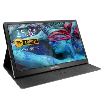 15.6 inch Portable Monitor HD Slim 1920x1080 IPS Gaming Display with 2 Type-C USB-C HDMI Port for Window PS3/PS4/Xbox 360 PC CNC
15.6 inch Portable Monitor HD Slim 1920x1080 IPS Gaming Display with 2 Type-C USB-C HDMI Port for Window PS3/PS4/Xbox 360 PC CNC