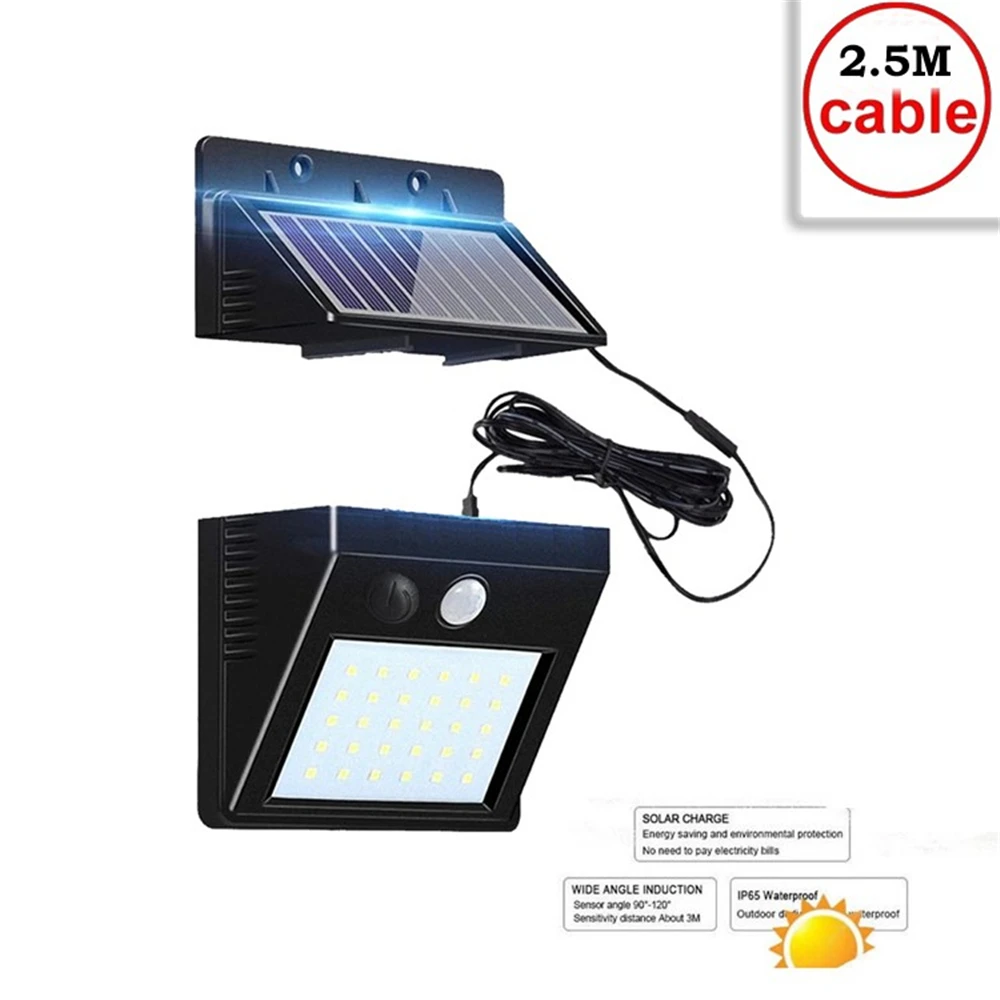 30 LEDs PIR Motion Sensor Solar Street Light 3 modes Garden Security Lamp Outdoor Light Waterproof Energy Saving Wall Lamp indoo
30 LEDs PIR Motion Sensor Solar Street Light 3 modes Garden Security Lamp Outdoor Light Waterproof Energy Saving Wall Lamp indoo
