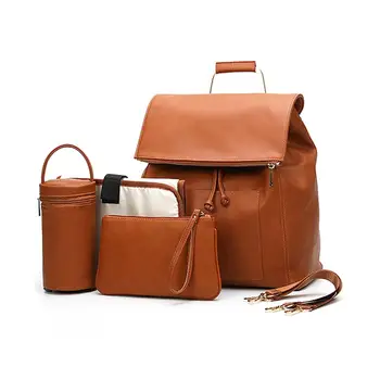 PU Leather Mummy Bag Package Diaper Bag Large Capacity With A Diaper Pad A Insulated Bag One Cosmetic MAM Bag Baby Care
PU Leather Mummy Bag Package Diaper Bag Large Capacity With A Diaper Pad A Insulated Bag One Cosmetic MAM Bag Baby Care