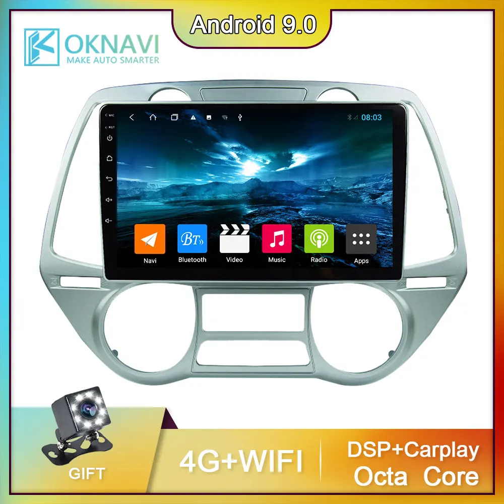 9'' Android 9.0 For Hyundai I20 2008-2012 Car Multimedia Player GPS Navigation 2 Din DSP Carplay 4G WIFI IPS Video Player No DVD
9'' Android 9.0 For Hyundai I20 2008-2012 Car Multimedia Player GPS Navigation 2 Din DSP Carplay 4G WIFI IPS Video Player No DVD