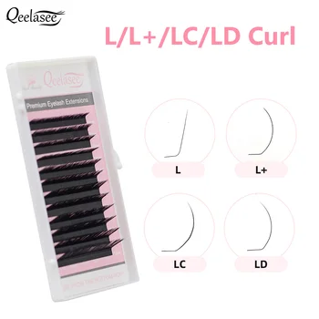 Qeelasee L/L+/LC/LD curl False Eyelash Extensions Mink Black Material 8-15mm Mixed Tray L curl Makeup Lashes
Qeelasee L/L+/LC/LD curl False Eyelash Extensions Mink Black Material 8-15mm Mixed Tray L curl Makeup Lashes