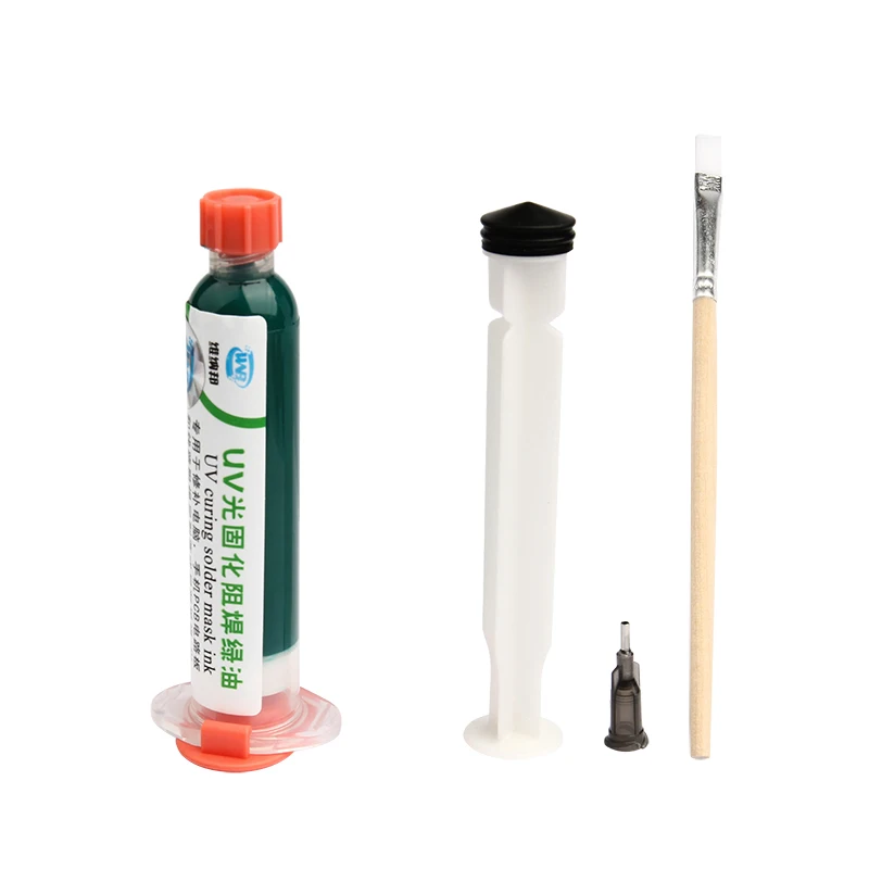 4 in1 UV Solder Mask Ink PCB BGA Paint Prevent Corrosive Arcing Welding Fluxes Oil Black/Blue/Green/Red/Yellow
4 in1 UV Solder Mask Ink PCB BGA Paint Prevent Corrosive Arcing Welding Fluxes Oil Black/Blue/Green/Red/Yellow