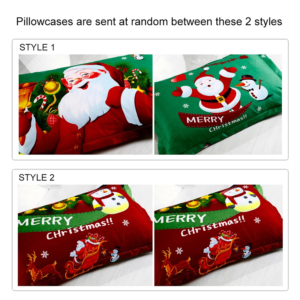 4pcs/set Christmas Bedding Set Santa 3D Printed Fitted Bed Sheet + 2pcs Pillowcase + Bed Sheet Set Christmas Bedroom Decorations
4pcs/set Christmas Bedding Set Santa 3D Printed Fitted Bed Sheet + 2pcs Pillowcase + Bed Sheet Set Christmas Bedroom Decorations