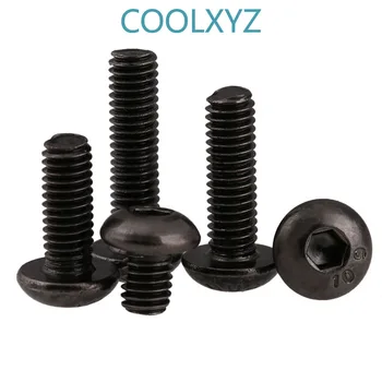 ISO 7380 Grade 10.9 Black Nickel Plating Semi-Circular Head Hexagon Screw Mushroom Head Hexagon Bolt M2-M3 25PCS
ISO 7380 Grade 10.9 Black Nickel Plating Semi-Circular Head Hexagon Screw Mushroom Head Hexagon Bolt M2-M3 25PCS
