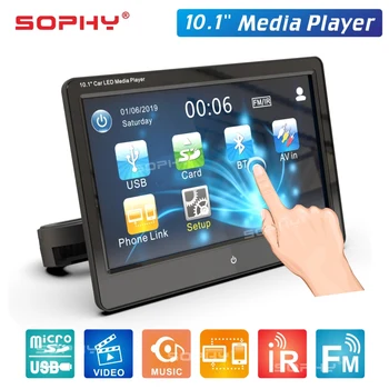 Universal 10.1 Inch Touch Screen Auto Car Headrest Monitor Seat Back MP5 Video Player USB/TF/IR/FM/Bluetooth/Speakers SH1028-MP5
Universal 10.1 Inch Touch Screen Auto Car Headrest Monitor Seat Back MP5 Video Player USB/TF/IR/FM/Bluetooth/Speakers SH1028-MP5
