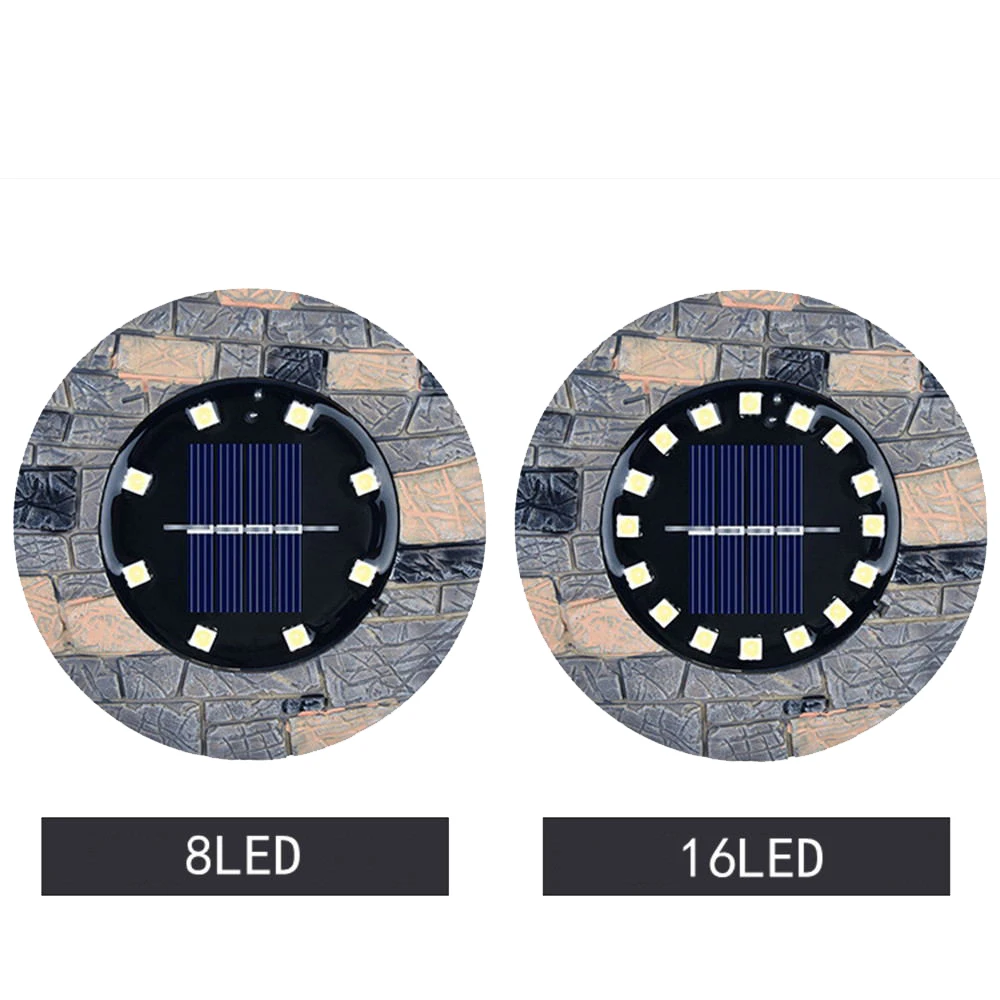 8/16Led Ground Light Solar Powered Garden Landscape Lawn Lamp Buried Light Outdoor Road Stairs Decking light With light Sensor
8/16Led Ground Light Solar Powered Garden Landscape Lawn Lamp Buried Light Outdoor Road Stairs Decking light With light Sensor