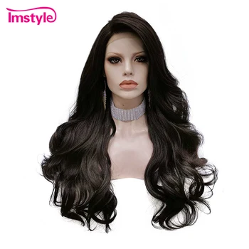 Imstyle Dark Brown Wig Wavy Synthetmic Lace Front Wig Heat Resistant Fiber Hair Glueless Daily Wigs For Women
Imstyle Dark Brown Wig Wavy Synthetmic Lace Front Wig Heat Resistant Fiber Hair Glueless Daily Wigs For Women