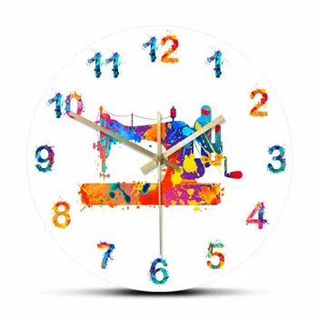 Sewing Machine Watercolor Art Print Wall Clock Seamstress Sewing Room Sign Silent Non Ticking Decorative Wall Watch Tailor Gift
Sewing Machine Watercolor Art Print Wall Clock Seamstress Sewing Room Sign Silent Non Ticking Decorative Wall Watch Tailor Gift
