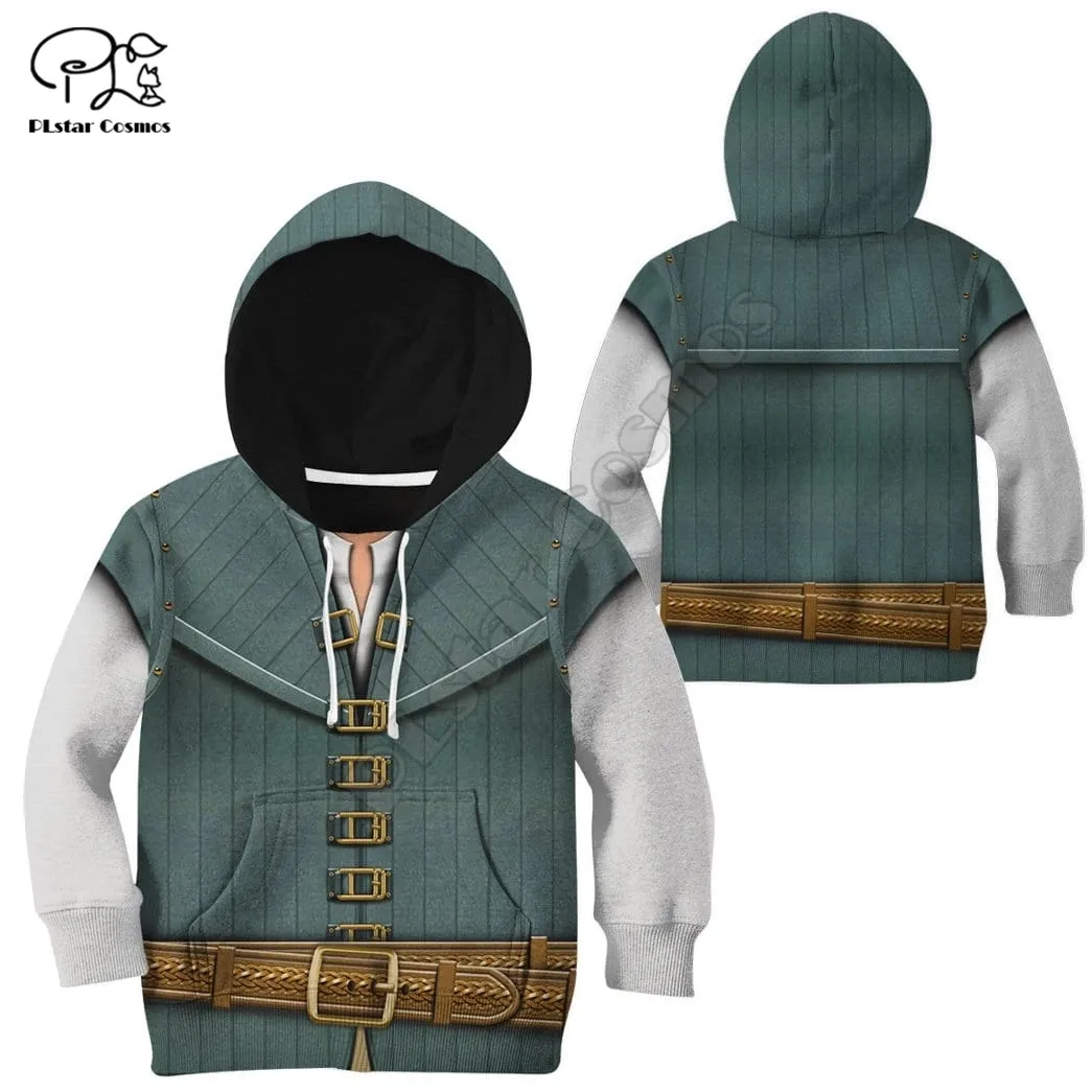 

Cosplay Flynn 3d printed Hoodies kids Sweatshirt Tracksuit jacket t shirts Halloween Cosplay costumes boy girl