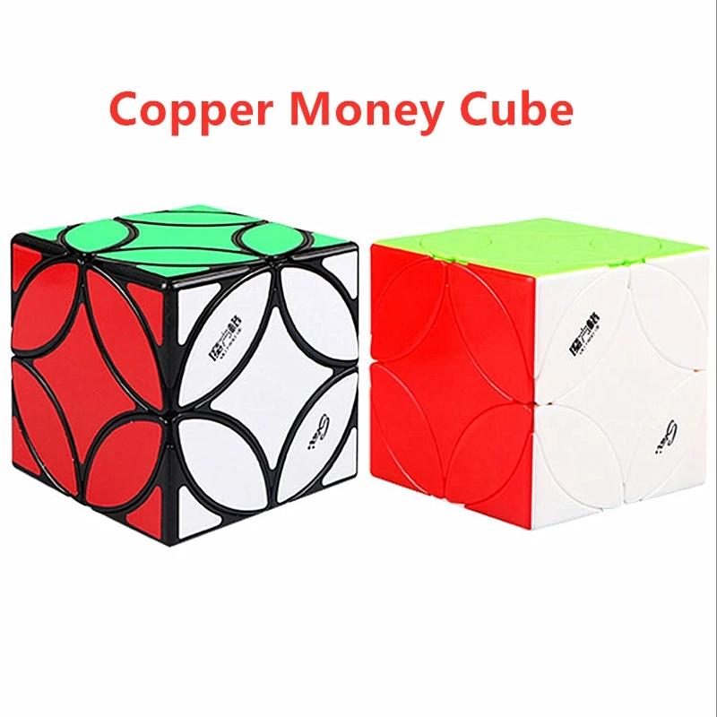 Qiyi MoFangGe Copper currency Speed Magic Cube Qiyi xmd skew cube Chinese elements Copper money pattern Copper currency cube
Qiyi MoFangGe Copper currency Speed Magic Cube Qiyi xmd skew cube Chinese elements Copper money pattern Copper currency cube