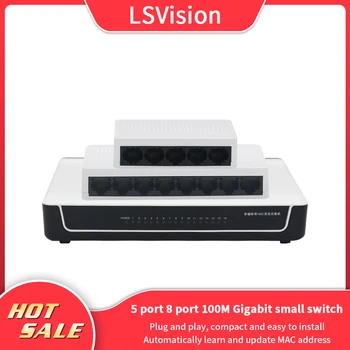LSVision 10/100M soho network switch 10 port switch RJ45 port with Fast Ethernet Network switch
LSVision 10/100M soho network switch 10 port switch RJ45 port with Fast Ethernet Network switch