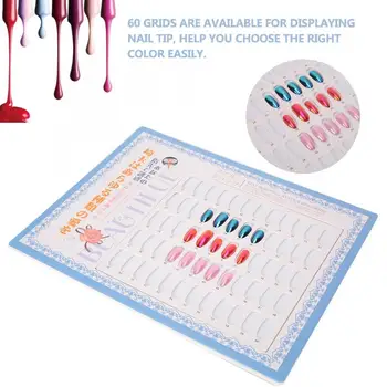 60 Grids Nail Gel Polish Color Card Chart Nail Tips Display Board Manicure Tool Nail Display Color Card
60 Grids Nail Gel Polish Color Card Chart Nail Tips Display Board Manicure Tool Nail Display Color Card