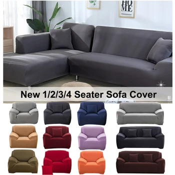 Elastic Stretch Sofa Cover 1/2/3/4 Seater Sof Slipcover Couch Covers for Universal Sofas Livingroom Sectional L Shaped Slipcover
Elastic Stretch Sofa Cover 1/2/3/4 Seater Sof Slipcover Couch Covers for Universal Sofas Livingroom Sectional L Shaped Slipcover