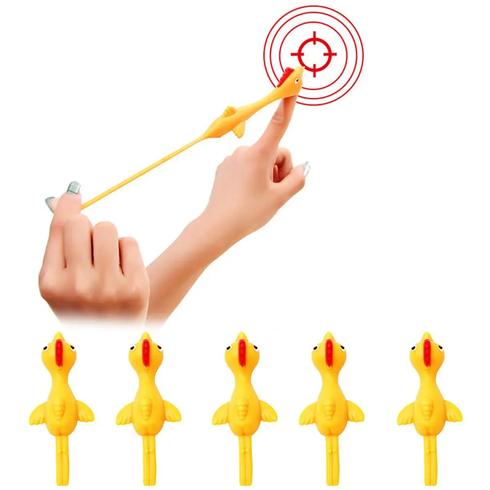 5pcs Novelty Gags & Practical Joke Toys Funny Laugh Rubber Chicken Stretchy Flying Turkey Finger Birds Sticky Random Color
5pcs Novelty Gags & Practical Joke Toys Funny Laugh Rubber Chicken Stretchy Flying Turkey Finger Birds Sticky Random Color