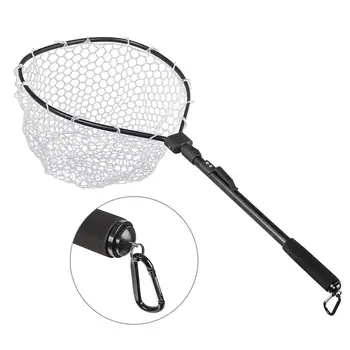 2020 Europe Black Aluminum Alloy Fast Folding Hand Net Fishing Fly Landing Net Trout Bass Net Soft Rubber Mesh Catch Release Ne 
2020 Europe Black Aluminum Alloy Fast Folding Hand Net Fishing Fly Landing Net Trout Bass Net Soft Rubber Mesh Catch Release Ne