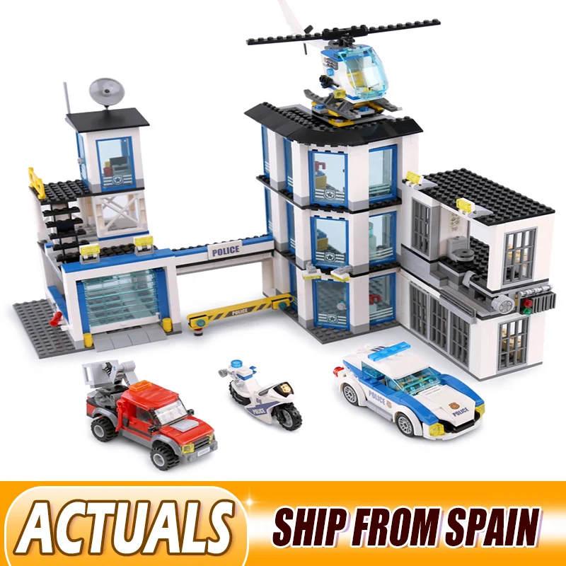 New 02020 965Pcs City Series Compatible With 60141 The New Police Station Set Building Blocks Bricks Toys for Children
New 02020 965Pcs City Series Compatible With 60141 The New Police Station Set Building Blocks Bricks Toys for Children
