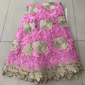2019 New Arrival Nigerian Guipure Cord Lace Fabrics With Stones High Quality African Water Soluble Tulle Mesh Laces Fabrics
2019 New Arrival Nigerian Guipure Cord Lace Fabrics With Stones High Quality African Water Soluble Tulle Mesh Laces Fabrics