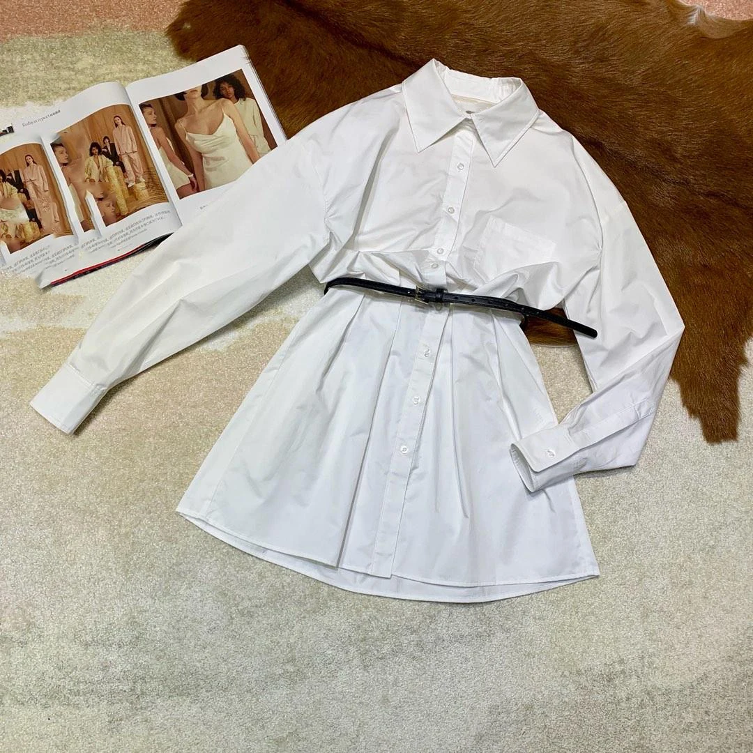 2019 new ladies fashion long-sleeved lapel tie with pleated waist dress 0830
2019 new ladies fashion long-sleeved lapel tie with pleated waist dress 0830