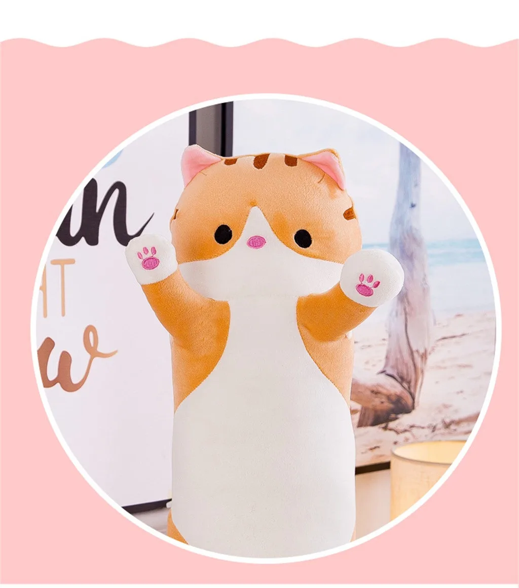 Stuffed & Plush Animals Baby Toys Long Cotton Cute Cat Doll Plush Toy Soft Stuffed Sleeping Pillow 50CM Comfort soft toys
Stuffed & Plush Animals Baby Toys Long Cotton Cute Cat Doll Plush Toy Soft Stuffed Sleeping Pillow 50CM Comfort soft toys