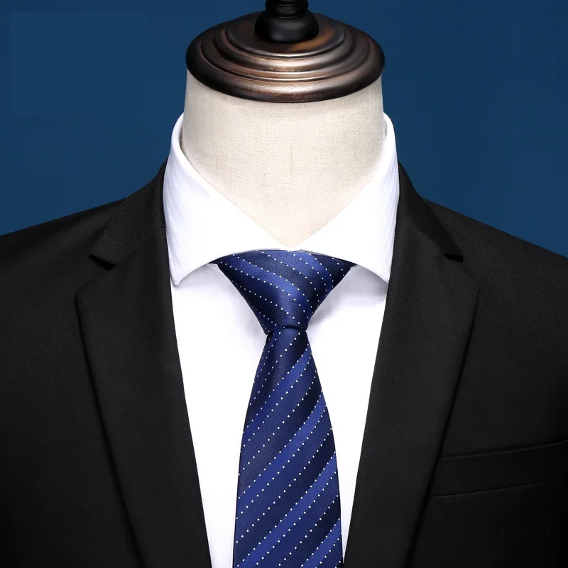 Высококачественные дизайнерские новые модные галстуки 2022 в белую точку