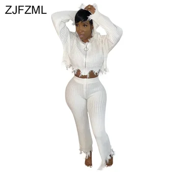 Knitted Casual 2 Piece Female Tracksuit Hooded Zipper Asymmetrical Laciness Coats And High Waist Bodycon Two Piece Matching Set
Knitted Casual 2 Piece Female Tracksuit Hooded Zipper Asymmetrical Laciness Coats And High Waist Bodycon Two Piece Matching Set