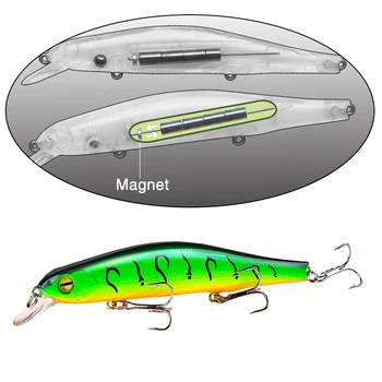 Fish Bait Plastic 12.5cm/17.7g Fishing Lure Artificial Bait 3D Eyes Wobbler Tackle Pesca Far-casting Magnet System Fishing Lures
Fish Bait Plastic 12.5cm/17.7g Fishing Lure Artificial Bait 3D Eyes Wobbler Tackle Pesca Far-casting Magnet System Fishing Lures