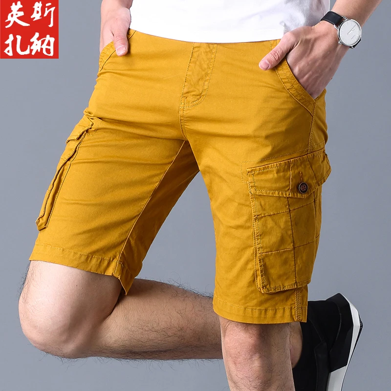 ICCZANA Hot Summer Men's Khaki Cargo Work Casual Bermuda Men's Shorts Multi-Pocket Shorts Homme Short 506
ICCZANA Hot Summer Men's Khaki Cargo Work Casual Bermuda Men's Shorts Multi-Pocket Shorts Homme Short 506