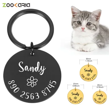 Engraved Pet Name Number Collar Dog Tags Personalized Cat Puppy ID Tag Stainless Steel Tags Pendant Anti-lost Pet Accessories
Engraved Pet Name Number Collar Dog Tags Personalized Cat Puppy ID Tag Stainless Steel Tags Pendant Anti-lost Pet Accessories