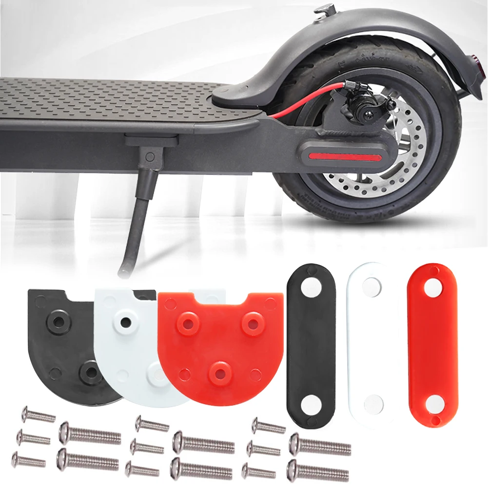 ROJO Soporte Refuerzo guardabarros trasero patín M365 Xiaomi mijia scooter.