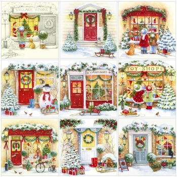 AZQSD Diamond Painting Christmas Tree Full Square/Round Drill Diamond Embroidery House Scenery Handmade Gift Cross Stitch Kits
AZQSD Diamond Painting Christmas Tree Full Square/Round Drill Diamond Embroidery House Scenery Handmade Gift Cross Stitch Kits